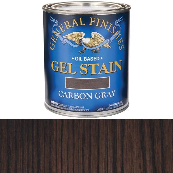 Gel Stain - Oil Based - Color:Carbon Gray - Size:1 Quart